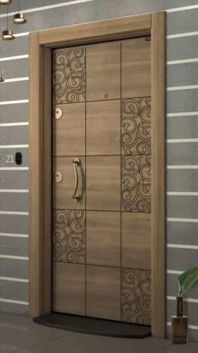 Brown Plywood Flush Door, Open Style : Swing