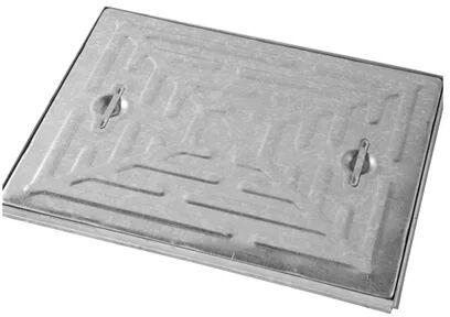 Square Manhole Covers Frames, Color : Silver