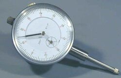 Round Cast Iron Dial Gauge