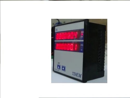 Dual Source Energy Meter, Size : 96mm X 96mm X 45mm.