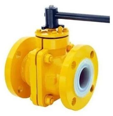 PTFE FEP Lined Ball Valve, Size : 50 Mm NB