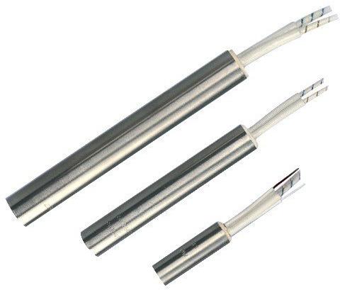 Silver Polished Steel High Density Cartridge Heater, For Industrial Use, Power Source : Electric