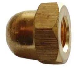 Brass Dome Nut, Size : 0.5 Inch To 4 Inch