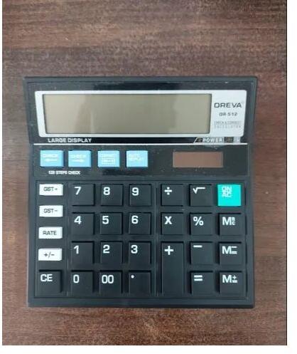 Black Battery Plastic Oreva Calculator, Calculator Type : Electronic