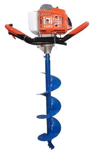 MS Heavy Duty Earth Auger, Color : Orange