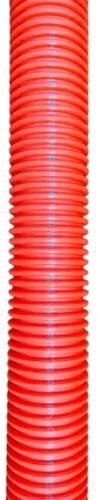 Round HDPE Double Wall Corrugated Pipes, Color : Red