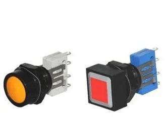 3 Color Plastic Push Button Switches