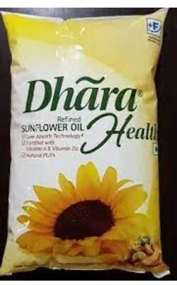 Dhara Sunflower Oil, Packaging Type : Plastic Bottle