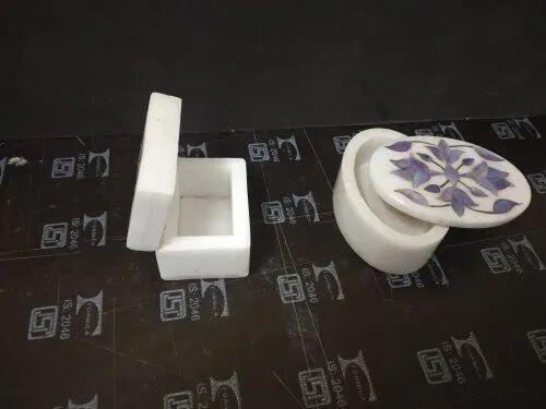 50g Marble Kumkum Box, For Home