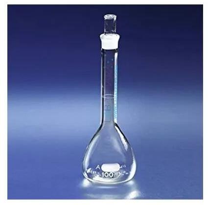 Cylindrical Polyprolene. Soda Glass Laboratory Volumetric Flask