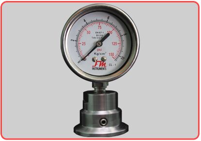 Triclover Pressure Gauge