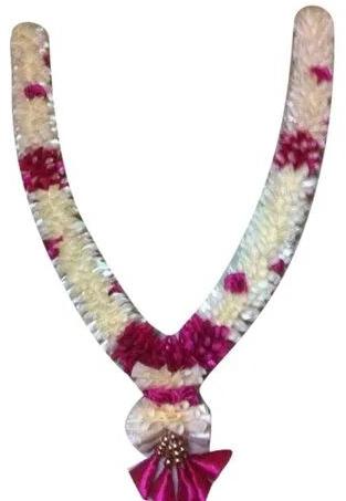 Satin Artificial Flower Garland, Length : 18inch