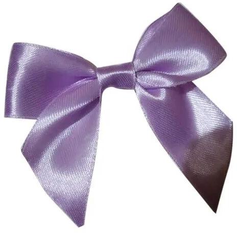 Purple Gift Ribbon Bow, Pattern : Plain