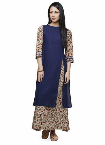 Ladies Kurta, Color : Blue