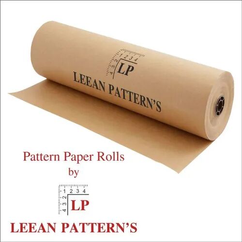 Clothing Patterns Paper Roll, Color : Brown