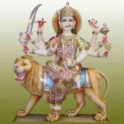 Durga Mata Statue, Material:Marble