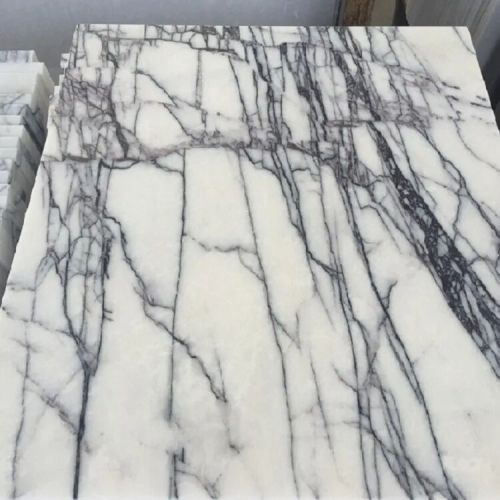 Slab Lilac White Marble, Size : 6 X 6 Feet