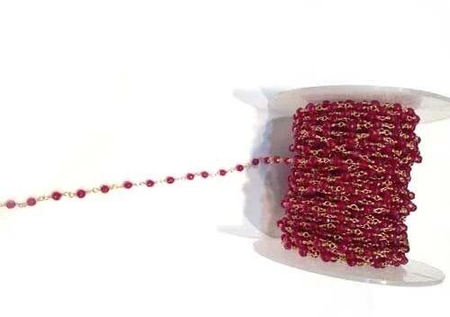Red Jade Beads, Size:4*3mm To 8*6mm