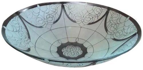 Round Glass Bowl, Size : 12 Inch