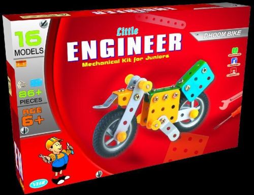 Little Engineer - Dhoom Bike Educational Learning Preschool Building Blocks Game