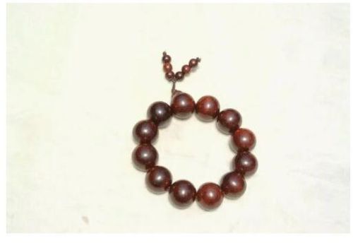Brown Sandalwood Wood Bead Bracelet