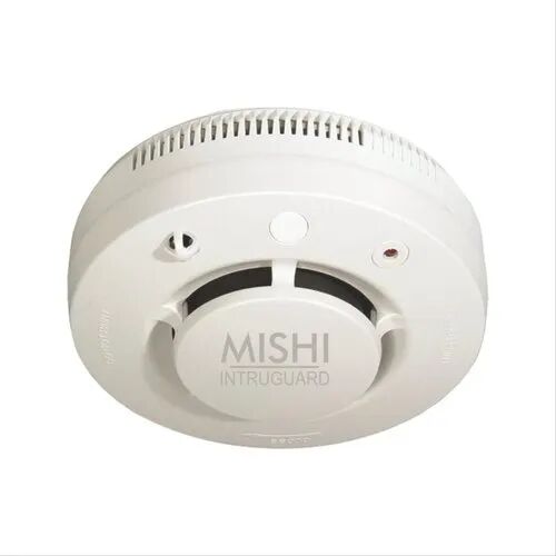 Mishi ABS Plastic Wireless Smoke Detector, Color : White