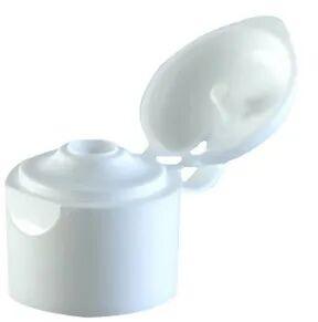 PVC Flip Top Cap, Color : White