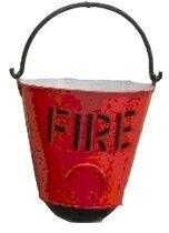 Fire Bucket, Capacity : 9 Liters