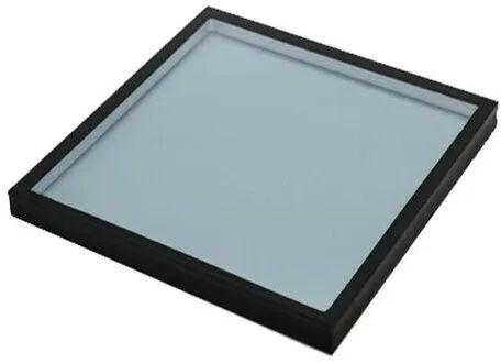 Square Tempered Insulated Glass, For Windows, Color : Transparent