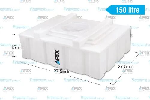 Rectangular Plastic Loft Tank, Color : White