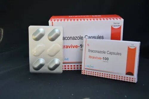 Itravive Itraconazole Capsule, Packaging Size : 10x1x4