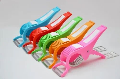 Plastic Vegetable Cutter, Color : Mix