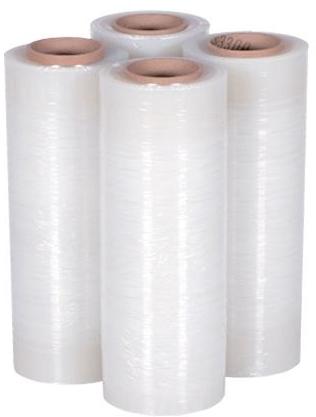 Transparent Plastic Stretch Wrap Film, For Packaging, Length : 100-400mtr