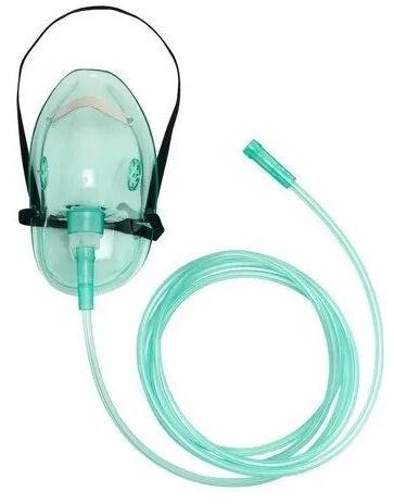 Bionics PVC Oxygen Mask, For Hospital, Size : Adult, Pediatric