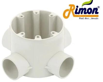 PVC Deep Junction Box, Shape : Round
