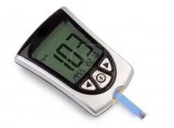 Black Monitor Glucometer, For College, Home, Hospital, Office, School
