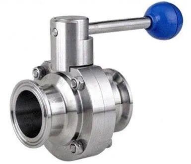 Stainless Steel Tc End Butterfly Valve, Valve Size : 2 Inch