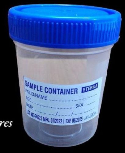 Plain Plastic 100 Ml Urine Container, Feature : Disposable, Durable, Eco Friendly, Supreme Finish