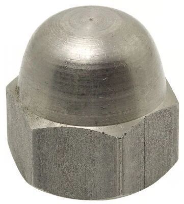 Stainless Steel Cap Head Nut, Color : Sliver