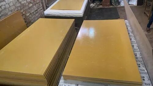 Rectangular Epoxy Sheet, Color : Dark Yellow