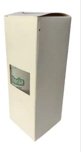 Rectangular Bottle Packaging Box, Color : White