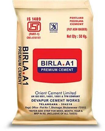 Birla A1 Cement, Packaging Type : HDPE Sack Bag