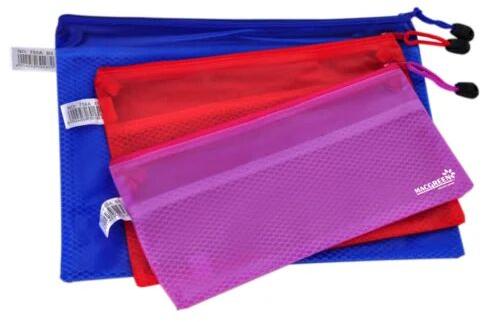 Plain PVC Zip Bag, Color : Multicolor