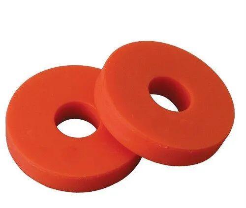 Round Silicone Silicon Rubber Washer, Color : Red, Blue, Black, White