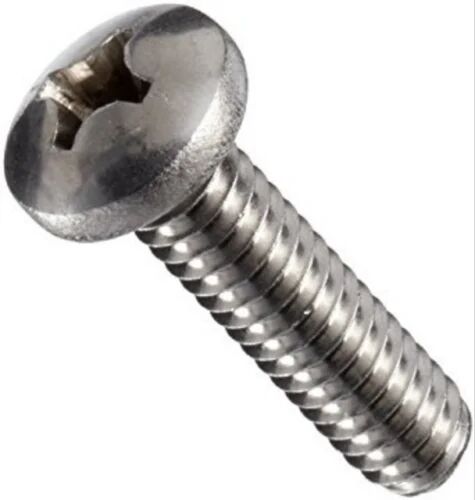 Mild Steel Round Head Machine Screw