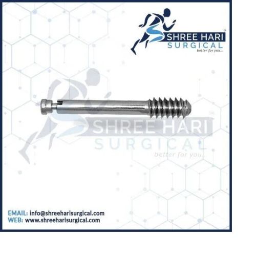 SS Titanium DHS Lag Screw, Size : 50 Mm