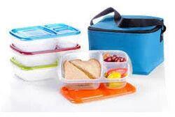 Plastic Lunch Box, Feature : Attractive Look, Stain-proof, Lustrous Appearance, Smooth Surface, Elegant Patterns