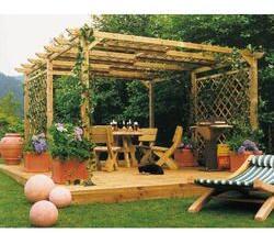 Cumaru Wood Pergola