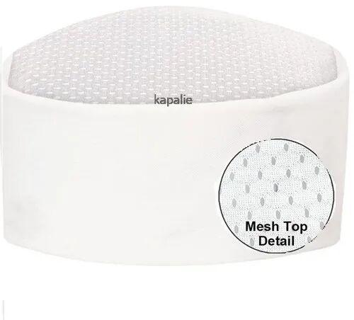 Round Top Chef Hat, Color : White