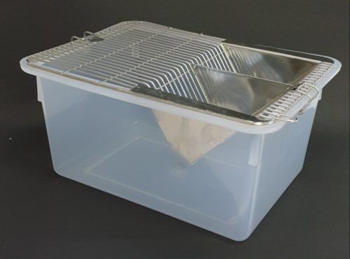 Transparent Stainless Steel Laboratory Rat Cage Polypropylene, For Pharmaceutical Industries